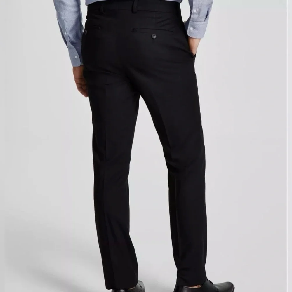 Kenneth Cole Reaction Mens Slim Fit Flex Techni-Cole 2-Piece Suit Jacket Pants - Picture 5 of 16